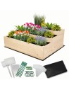 Skrzynie na warzywa warzywniak donica IMPREGNOWANY 120x90 GRATISY EKO