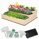 Skrzynia na warzywa warzywniak grządka IMPREGNOWANY 120x90 GRATISY EKO