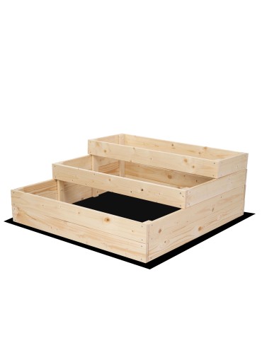 Dom i ogród - Skrzynia na warzywa warzywniak grządka IMPREGNOWANY 90x90 GRATISY EKO - product 3