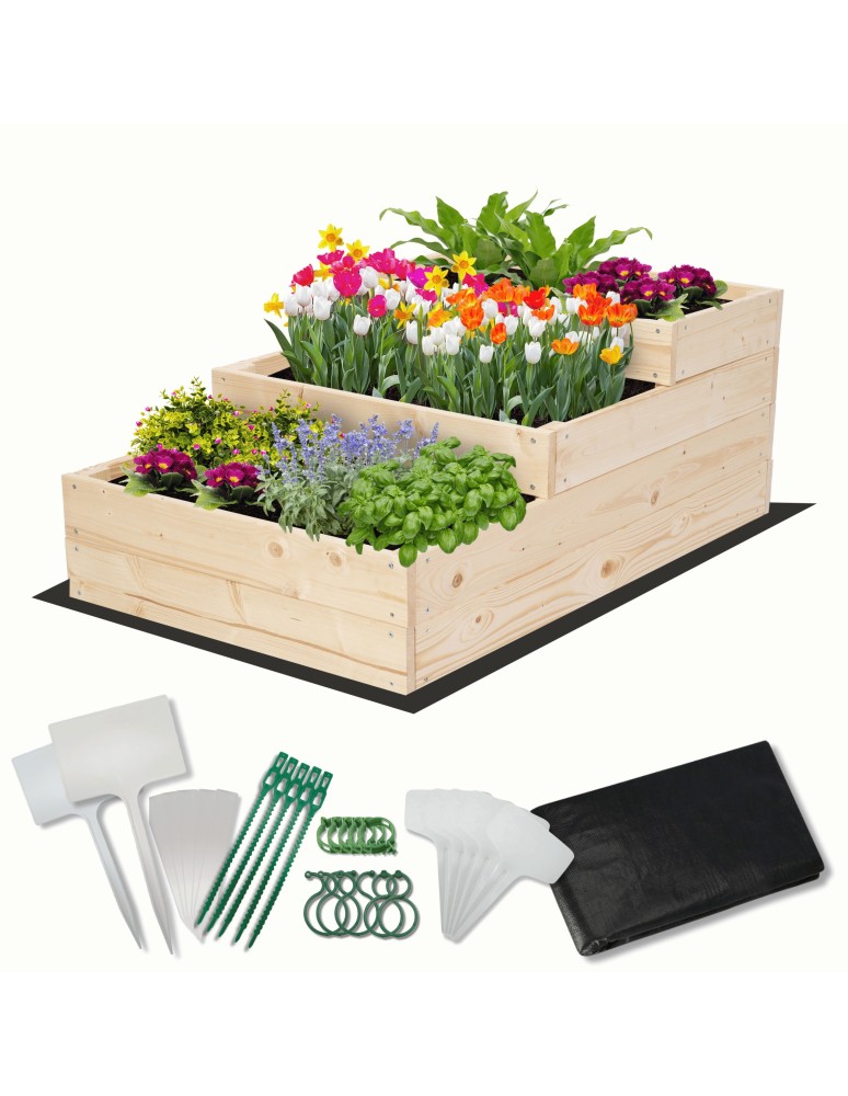 Dom i ogród - Skrzynia na warzywa warzywniak grządka IMPREGNOWANY 60x90 GRATISY EKO - produkt MODO24.PL 1