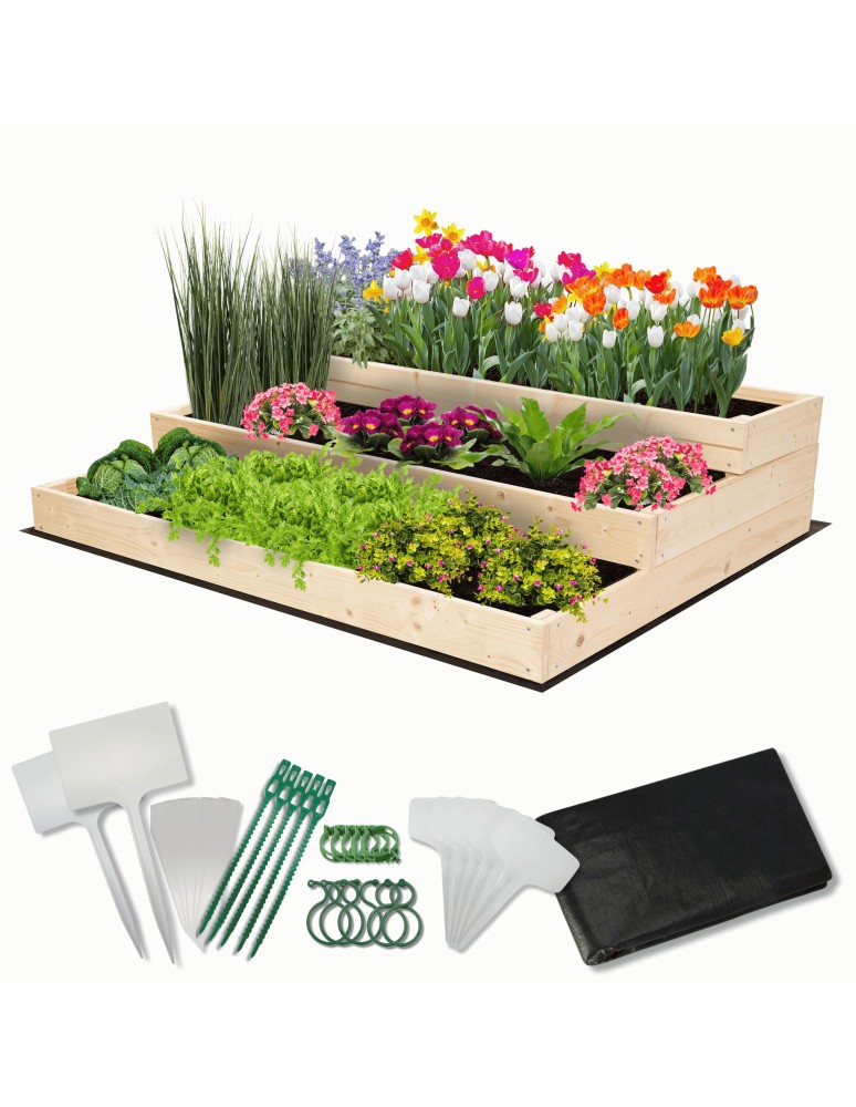 Ogród - Skrzynia na warzywa warzywniak inspekt IMPREGNOWANY 120x90 GRATISY ECO - product MODO24.PL 1