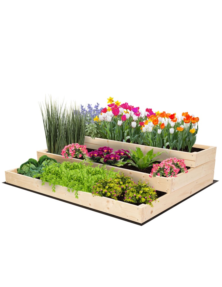 Dom i ogród - Skrzynia na warzywa warzywniak inspekt IMPREGNOWANY 120x90 GRATISY ECO - product MODO24.PL 2