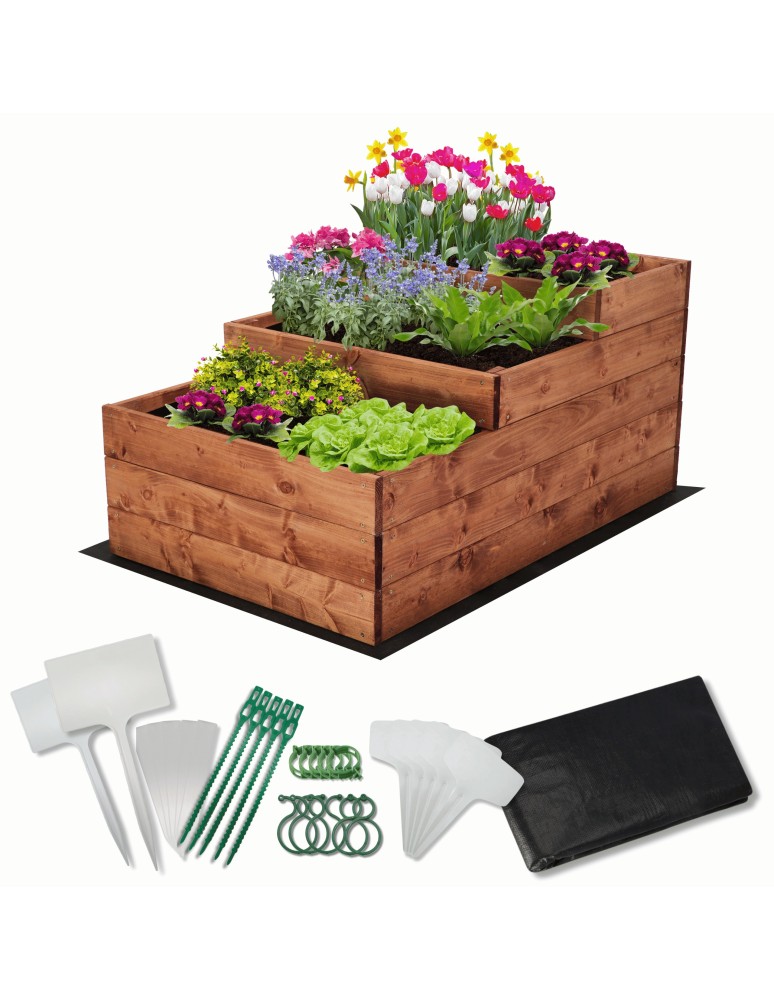 Ogród - Skrzynie na warzywa warzywniak donica IMPREGNOWANY 60x90 GRATISY EKO - product MODO24.PL 1