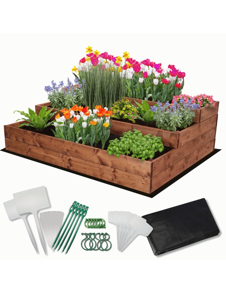 Ogród - Skrzynia na warzywa warzywniak grządka IMPREGNOWANY 120x90 GRATISY EKO - product MODO24.PL 1