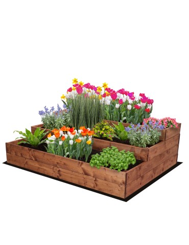 Skrzynia na warzywa warzywniak grządka IMPREGNOWANY 120x90 GRATISY EKO - product 2