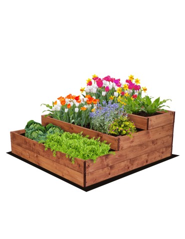 Skrzynia na warzywa warzywniak grządka IMPREGNOWANY 90x90 GRATISY EKO - product 2