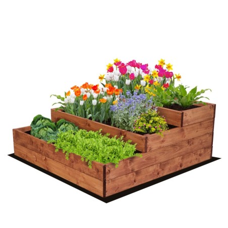 Skrzynia na warzywa warzywniak grządka IMPREGNOWANY 90x90 GRATISY EKO