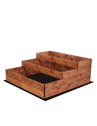 Dom i ogród - Skrzynia na warzywa warzywniak grządka IMPREGNOWANY 90x90 GRATISY EKO - product 3