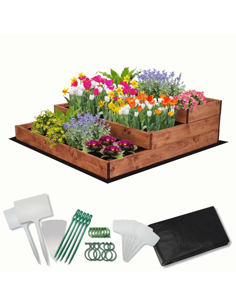 Ogród - Skrzynia na warzywa warzywniak inspekt IMPREGNOWANY 90x90 GRATISY ECO - product MODO24.PL 1