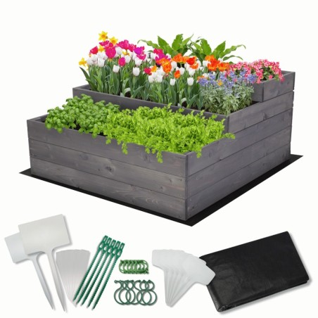 Skrzynie na warzywa warzywniak donica IMPREGNOWANY 90x90 GRATISY EKO