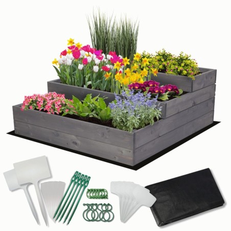 Skrzynia na warzywa warzywniak grządka IMPREGNOWANY 90x90 GRATISY EKO