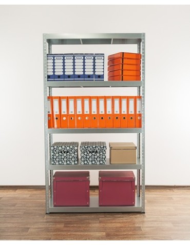 Elara - Regał metalowy ELARA 180x100x40 5p Ocynk - product 6