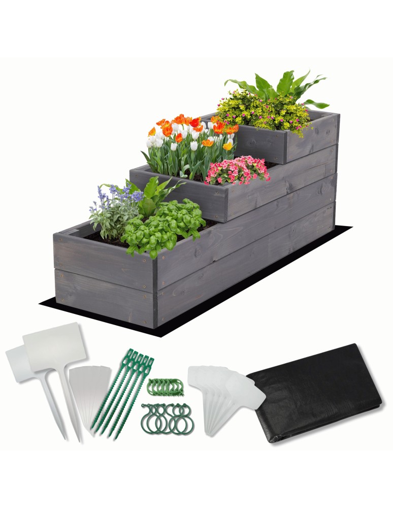 Dom i ogród - Skrzynia na warzywa warzywniak grządka IMPREGNOWANY 30x90 GRATISY EKO - produkt MODO24.PL 1