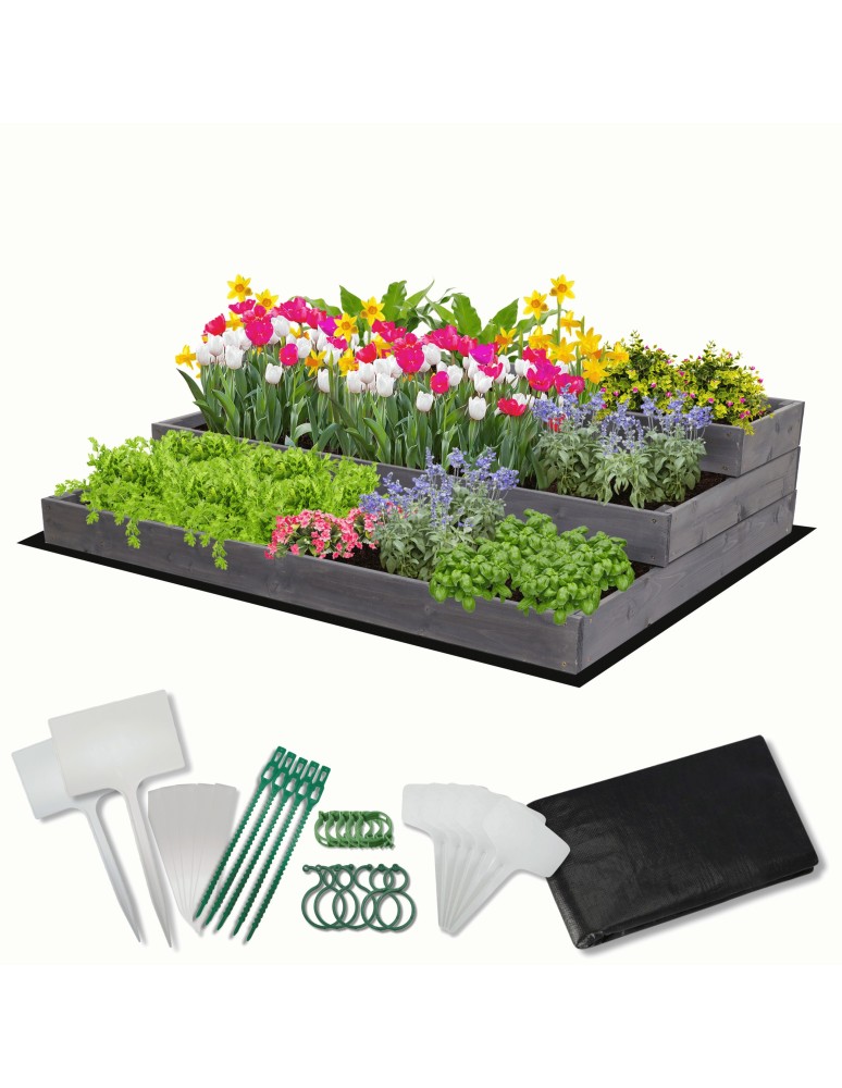 Dom i ogród - Skrzynia na warzywa warzywniak inspekt IMPREGNOWANY 120x90 GRATISY ECO - produkt MODO24.PL 1
