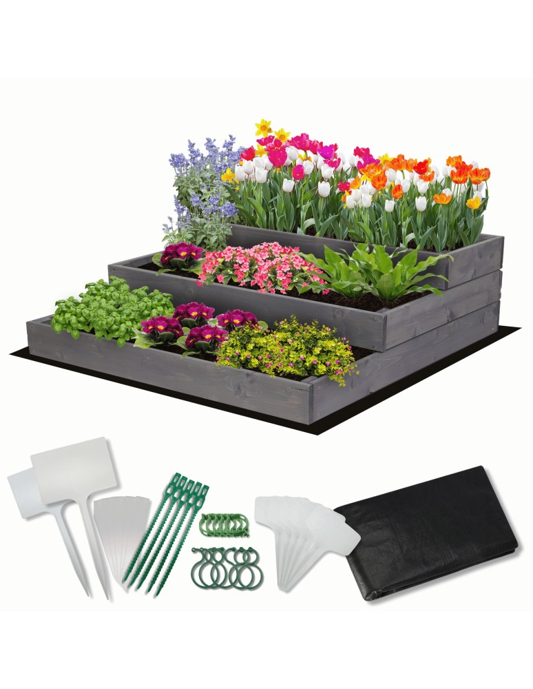 Dom i ogród - Skrzynia na warzywa warzywniak inspekt IMPREGNOWANY 90x90 GRATISY ECO - produkt MODO24.PL 1