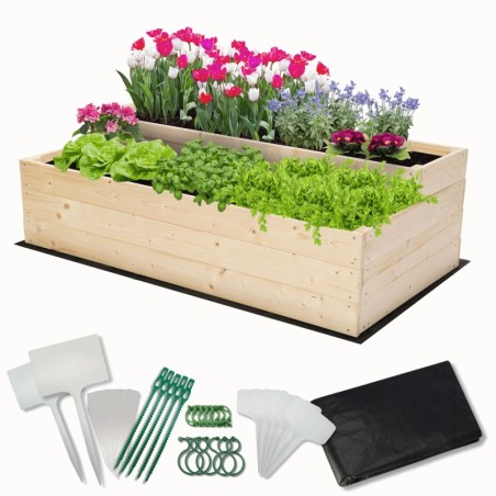 Skrzynia na warzywa warzywniak grządka drewniany 120x60 GRATISY EKO