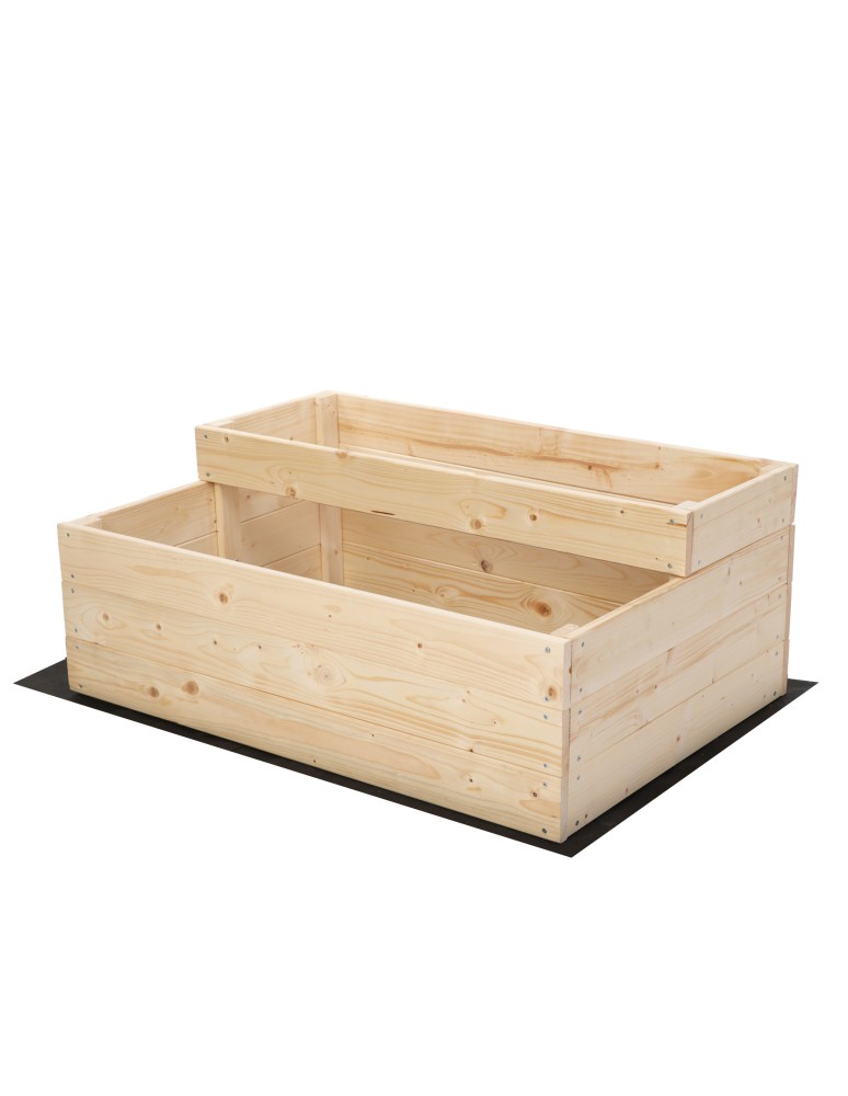 Dom i ogród - Skrzynia na warzywa warzywniak grządka drewniany 90x60 GRATISY EKO - product MODO24.PL 3