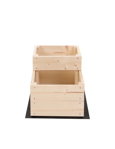 Dom i ogród - Skrzynia na warzywa warzywniak inspekt drewniany 30x60 GRATISY ECO - product 4