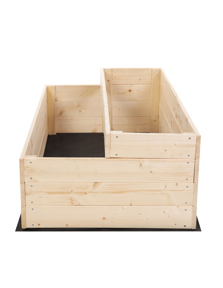 Dom i ogród - Skrzynia na warzywa warzywniak grządka IMPREGNOWANY 120x60 GRATISY EKO - product MODO24.PL 4