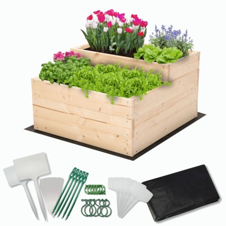 Skrzynia na warzywa warzywniak grządka IMPREGNOWANY 60x60 GRATISY EKO