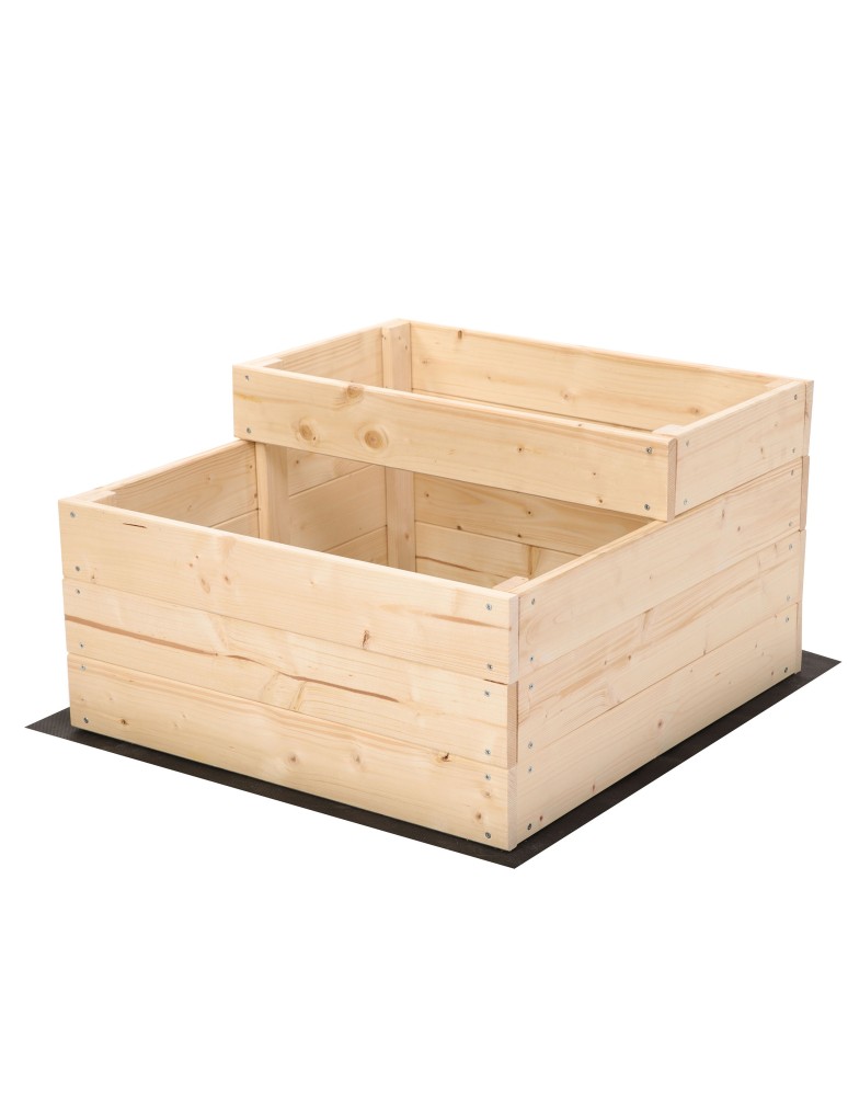 Dom i ogród - Skrzynia na warzywa warzywniak grządka IMPREGNOWANY 60x60 GRATISY EKO - product MODO24.PL 3