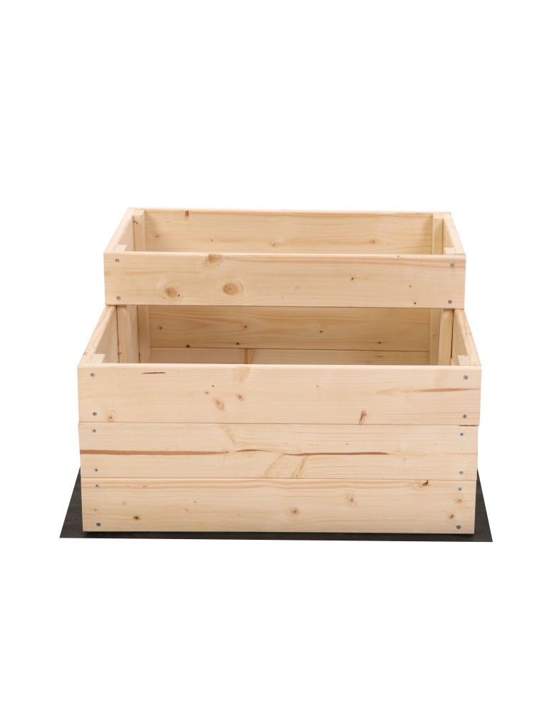 Dom i ogród - Skrzynia na warzywa warzywniak grządka IMPREGNOWANY 60x60 GRATISY EKO - product MODO24.PL 4