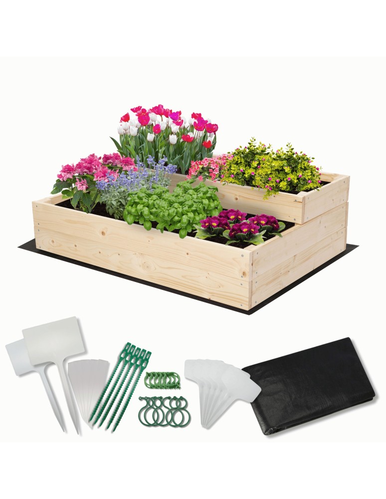 Ogród - Skrzynia na warzywa warzywniak inspekt IMPREGNOWANY 90x60 GRATISY ECO - product MODO24.PL 1