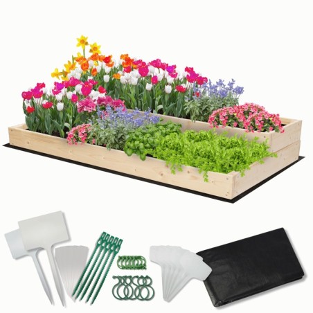 Skrzynia na warzywa skrzynie na warzywniak IMPREGNOWANY 120x60 GRATISY EKO