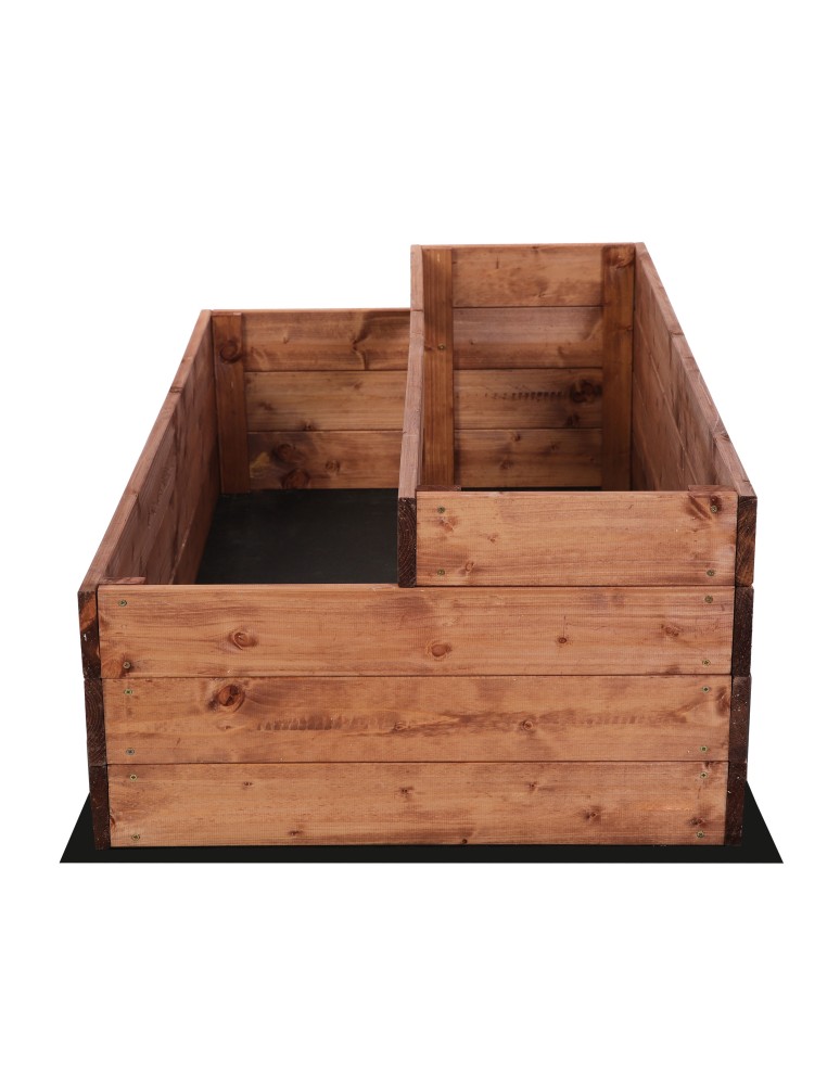 Dom i ogród - Skrzynia na warzywa warzywniak grządka IMPREGNOWANY 120x60 GRATISY EKO - product MODO24.PL 4