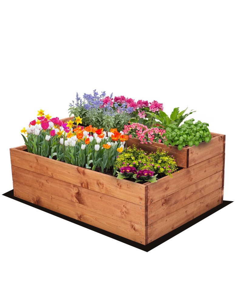 Dom i ogród - Skrzynia na warzywa warzywniak grządka IMPREGNOWANY 90x60 GRATISY EKO - product MODO24.PL 2