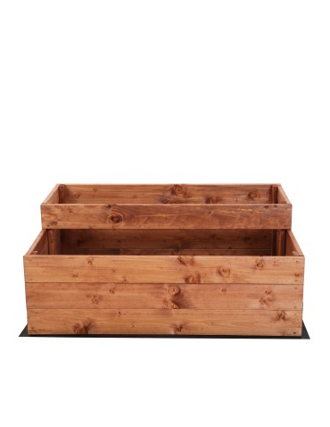 Dom i ogród - Skrzynia na warzywa warzywniak grządka IMPREGNOWANY 90x60 GRATISY EKO - product 5