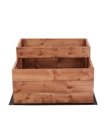 Dom i ogród - Skrzynia na warzywa warzywniak grządka IMPREGNOWANY 60x60 GRATISY EKO - product 4