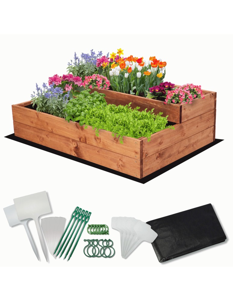Dom i ogród - Skrzynia na warzywa warzywniak inspekt IMPREGNOWANY 90x60 GRATISY ECO - produkt MODO24.PL 1