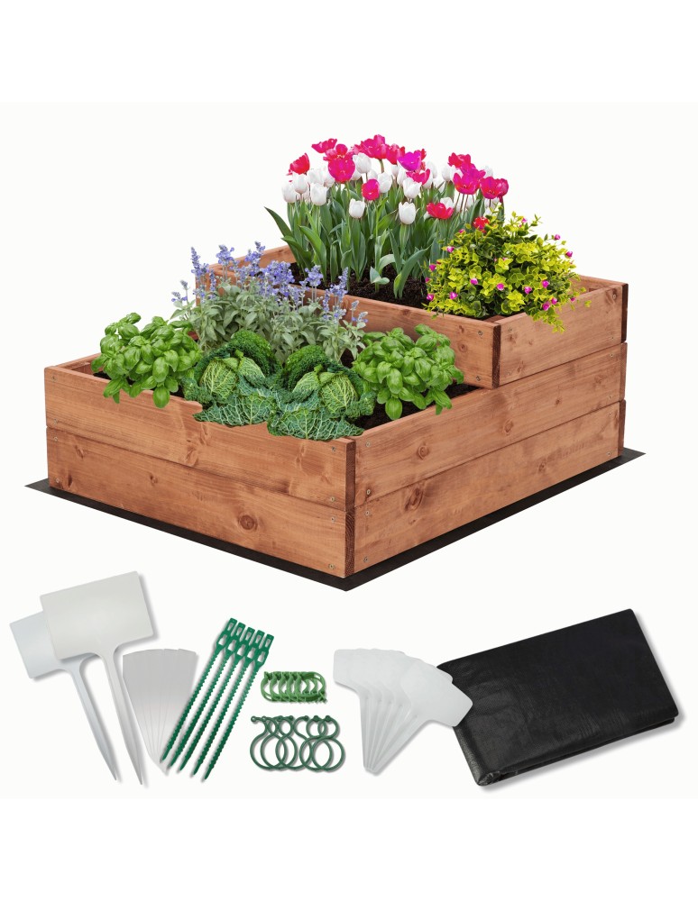 Ogród - Skrzynia na warzywa warzywniak inspekt IMPREGNOWANY 60x60 GRATISY ECO - product MODO24.PL 1