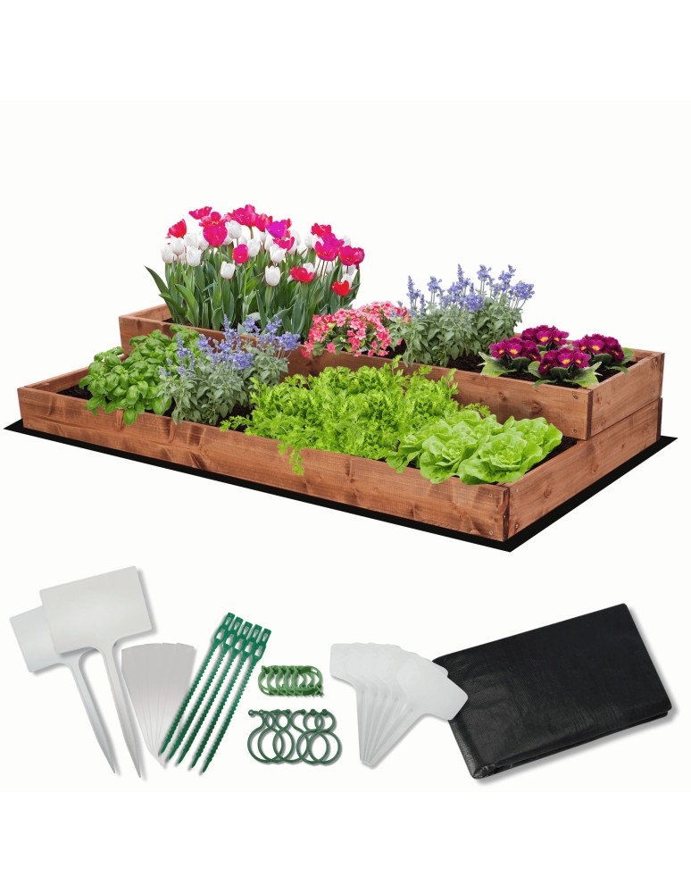 Dom i ogród - Skrzynia na warzywa skrzynie na warzywniak IMPREGNOWANY 120x60 GRATISY EKO - produkt MODO24.PL 1