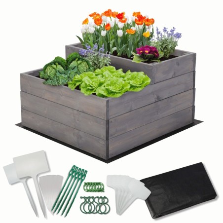 Skrzynia na warzywa warzywniak grządka IMPREGNOWANY 60x60 GRATISY EKO