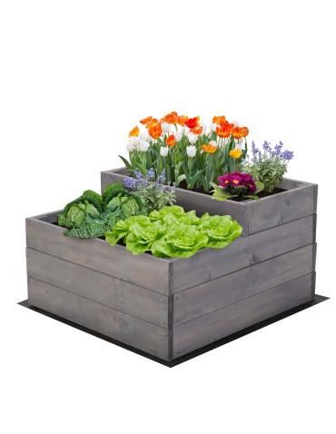 Skrzynia na warzywa warzywniak grządka IMPREGNOWANY 60x60 GRATISY EKO - product 2