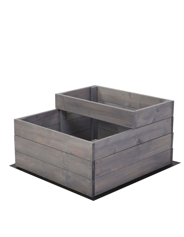 Dom i ogród - Skrzynia na warzywa warzywniak grządka IMPREGNOWANY 60x60 GRATISY EKO - product MODO24.PL 3