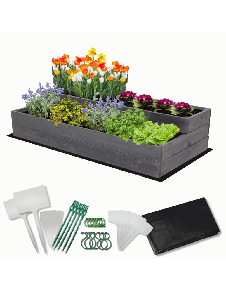 Ogród - Skrzynia na warzywa warzywniak inspekt IMPREGNOWANY 120x60 GRATISY ECO - product MODO24.PL 1