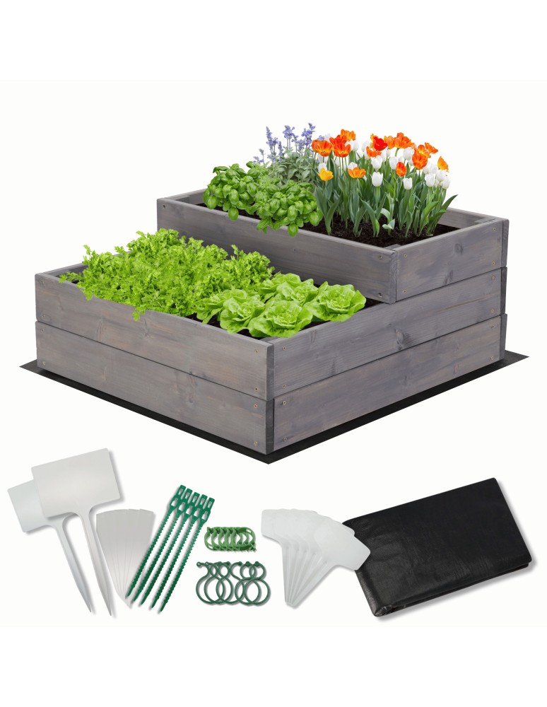 Ogród - Skrzynia na warzywa warzywniak inspekt IMPREGNOWANY 60x60 GRATISY ECO - product MODO24.PL 1