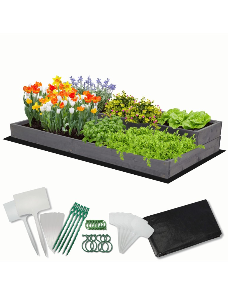 Dom i ogród - Skrzynia na warzywa skrzynie na warzywniak IMPREGNOWANY 120x60 GRATISY EKO - produkt MODO24.PL 1
