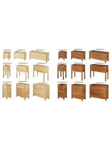 Kwietniki i donice - Donica sosnowa RDS-7-3 · nieimpregnowana - product 6