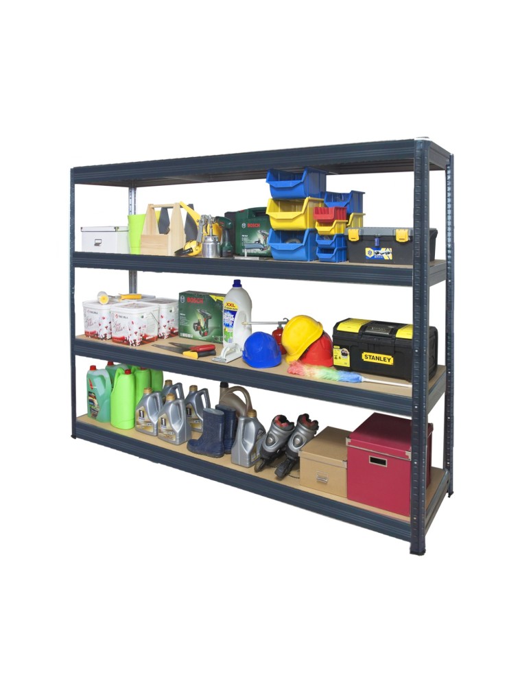 Regały metalowe - Regał magazynowy regał metalowy do dużych obciążeń 500kg 177x200x60 KOLOS - product MODO24.PL 5