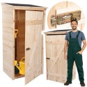 Domek narzędziowy DREWNIANY ogrodowy schowek szopa na narzędzia 149cm MOCNY