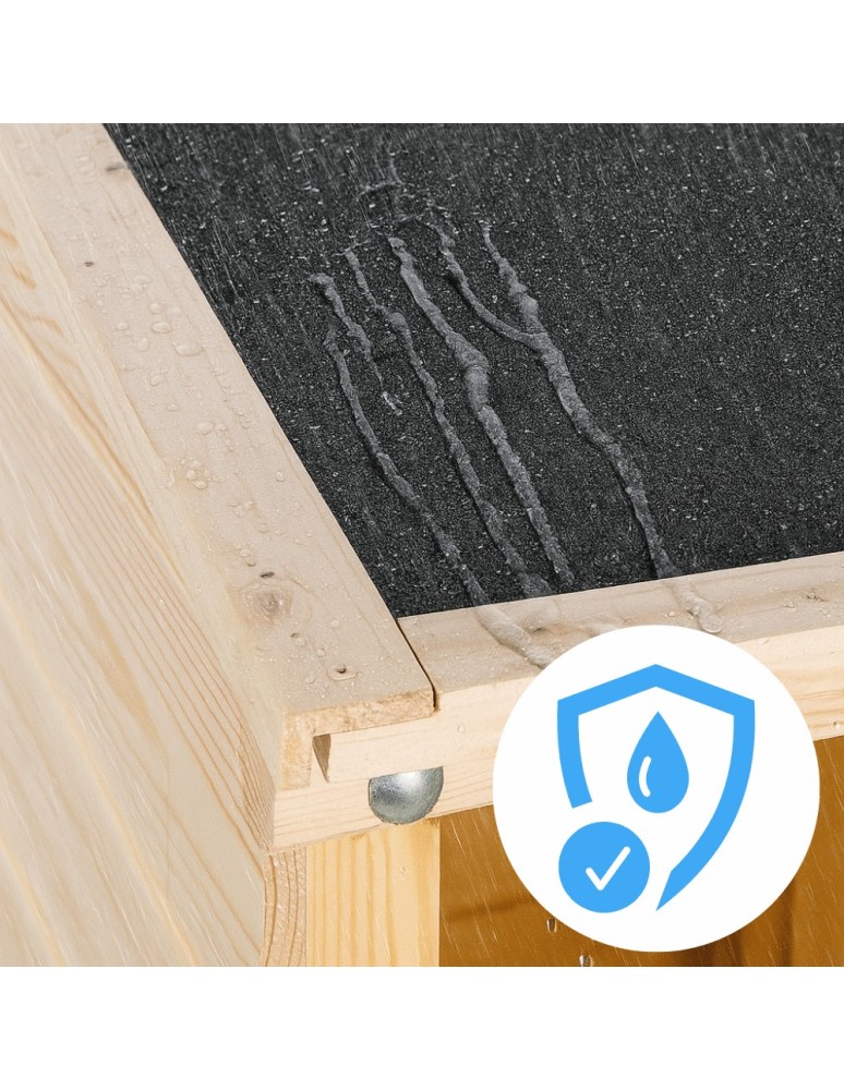 Dom i ogród - Domek narzędziowy DREWNIANY ogrodowy schowek szopa 149cm IMPREGNAT SOLIDNY - product MODO24.PL 10