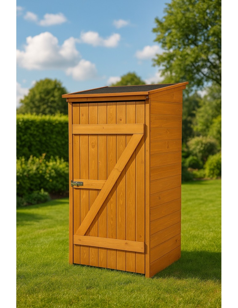 Dom i ogród - Domek narzędziowy DREWNIANY ogrodowy schowek szopa 149cm IMPREGNAT SOLIDNY - product MODO24.PL 13