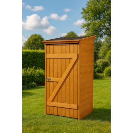 Domek narzędziowy DREWNIANY ogrodowy schowek szopa 149cm IMPREGNAT SOLIDNY