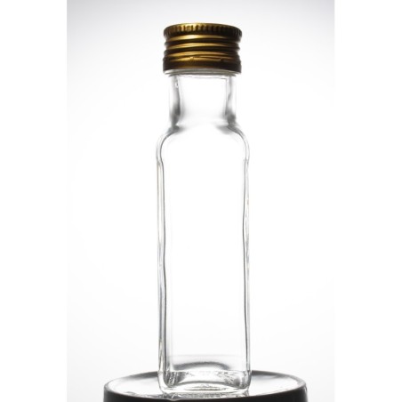 butelka na kwadratowa 100 ml fi31,5 transparentna