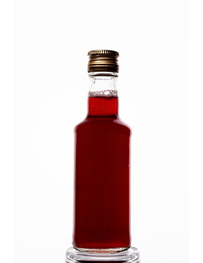 Szklane butelki na alkohol - galoniki - Butelka monopolowa 200 ml · fi 28 mm · złota nakrętka · komplet 6 sztuk - product MODO24.PL 5