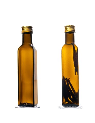 Butelki Marasca oliwkowe